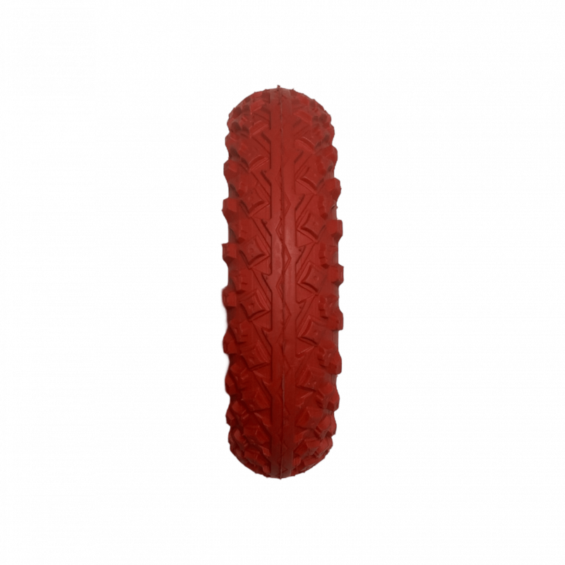 200mm / 8 Inch Red Off-Road Studded Tire