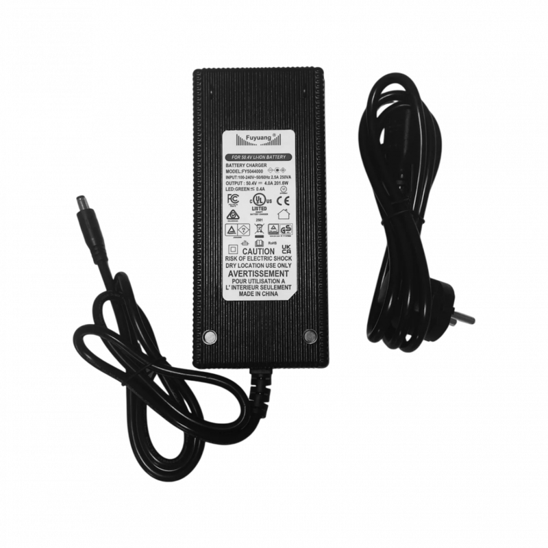 Carregador 4A - 50,4V para Skateboard elétrico Xplorer V2 - Evo-Spirit